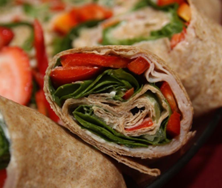 Ham, Turkey & Bell Pepper Wrap