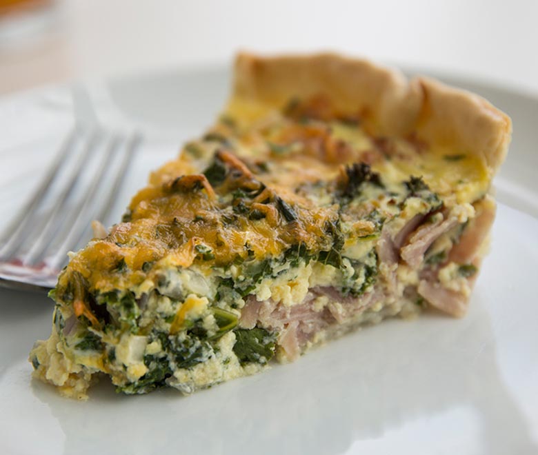 Ham and Kale Quiche - Land O' Frost