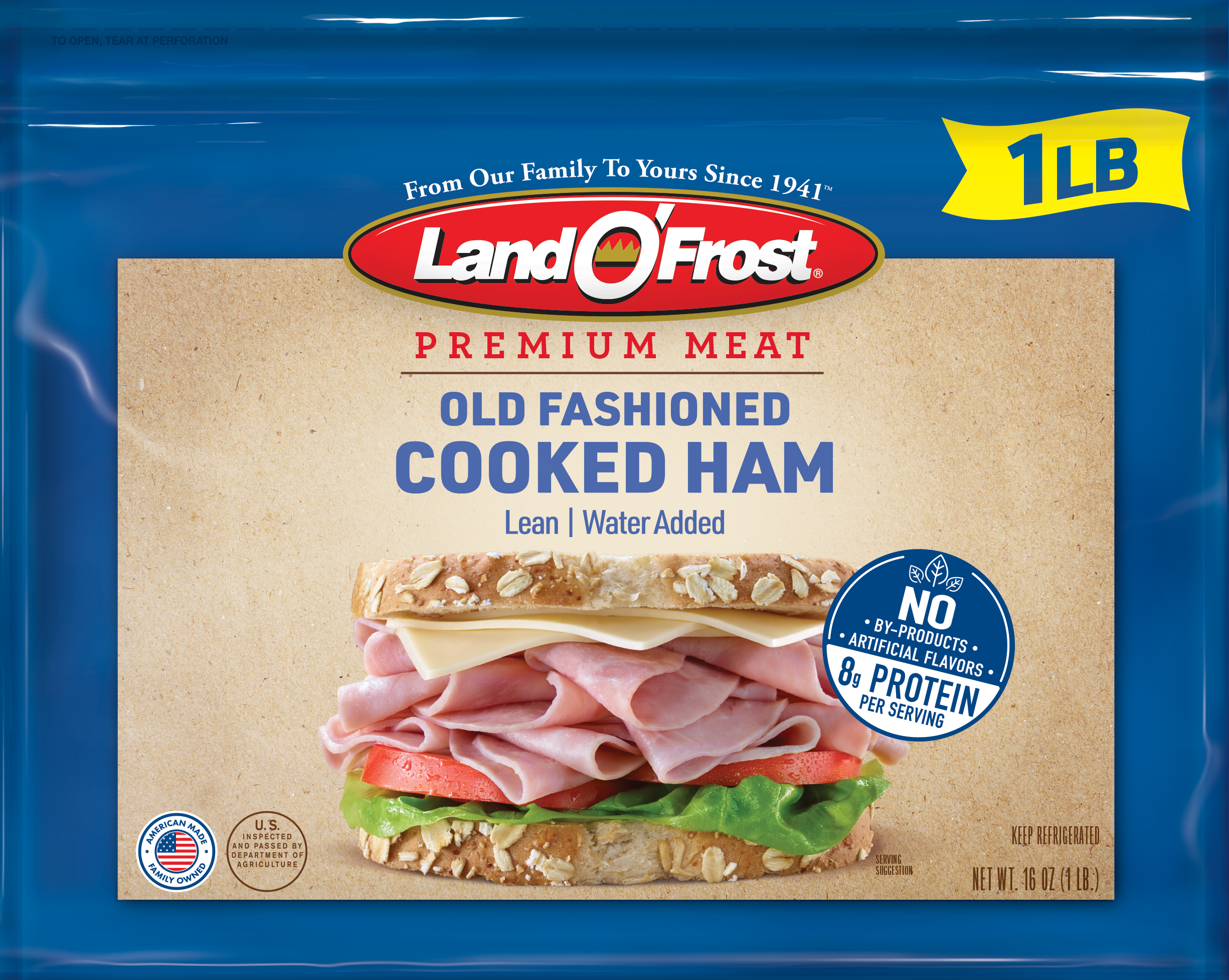 Premium - Old Fashioned Cooked Ham - 1lb