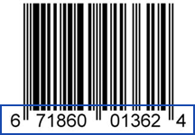 UPS barcode image